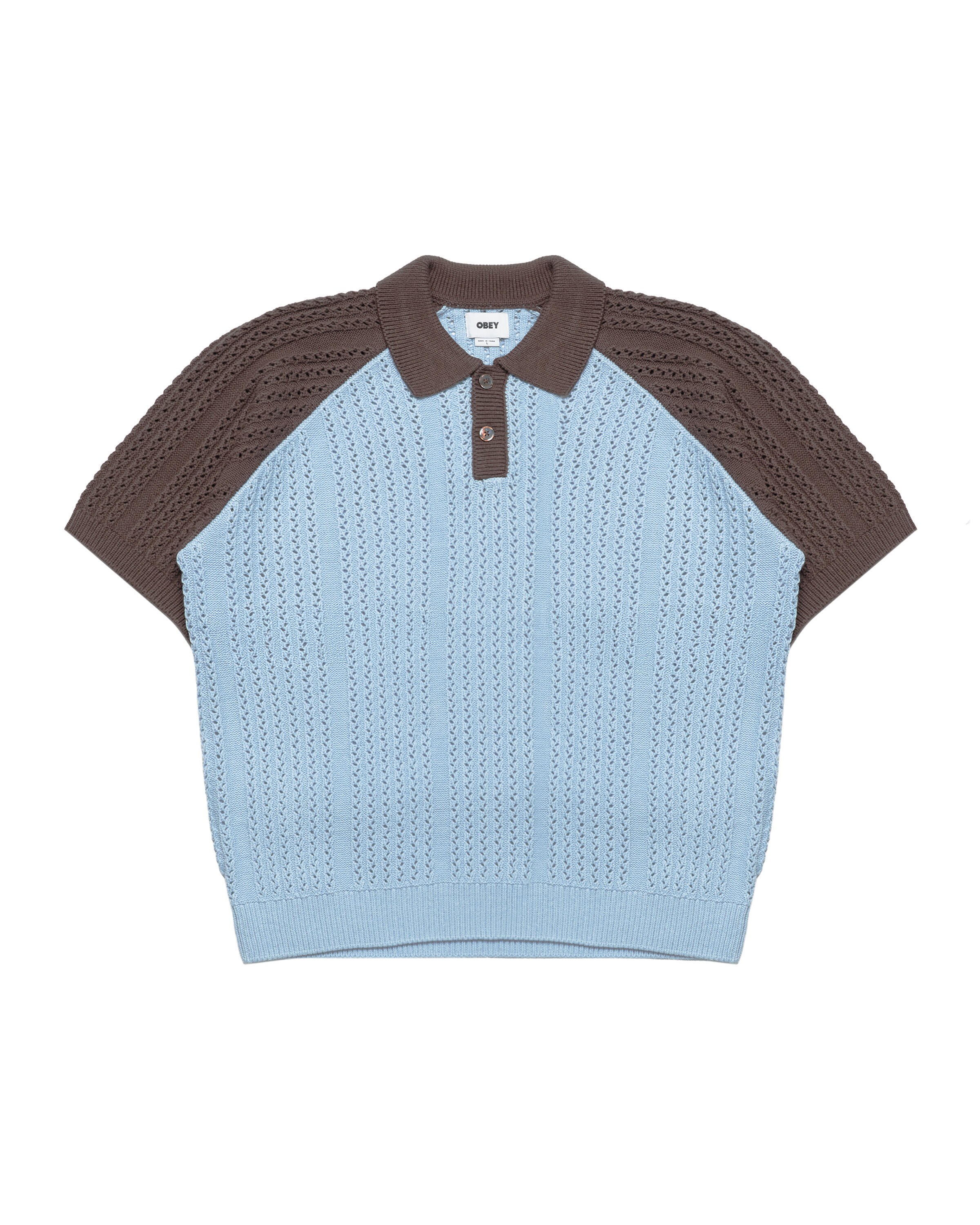 butcher products ニットポロ Obey ABEL POLO SWEATER | 151000119-SKW | AFEW STORE